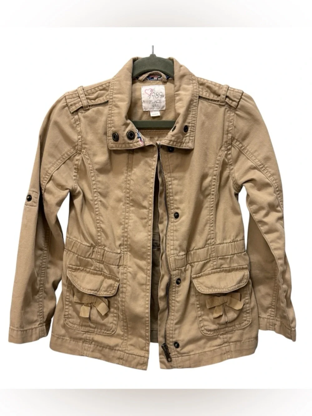 Girls children’s place safari style jacket - Sz 5/6